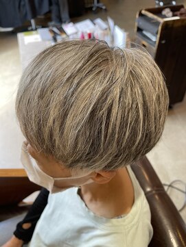 アールハーツ 峰店(R-HEARTS) 白髪の悩みに白髪ぼかしのローライト　　　[栃木/宇都宮]