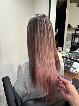 ラフ 難波店(LAFF) #黒髪#ボブルフ#ネビージュ#小顔#ワンレン