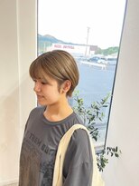 サロンド ベレーザ トータ(salao de beleza tota)&nbsp;ハイトーン×丸みshort