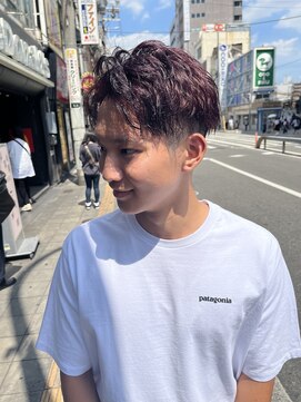 アヴァンス 天王寺店(AVANCE.) 【メンズ特化】メンズカラー×ワインレッド