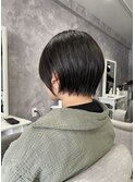 丸みショートボブ/ツヤ感ショート