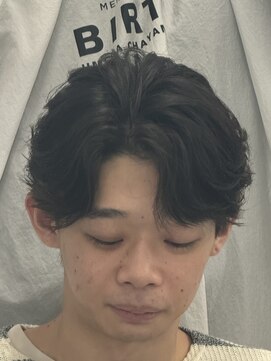 バース 梅田中崎町店(BIRTH) ニュアンスパーマセンターパートフェザーパーマ韓国メンズパーマ