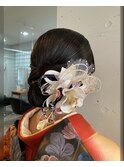 卒業式の振袖着付け＋ヘアセット