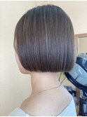 切りっぱなしボブ