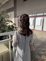 ルッツ(Lutz. hair design)&nbsp;half up 0423