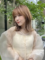 ラボヌールヘアーノーブル 新越谷店(La Bonheur hair noble)&nbsp;イメチェン　外はね　ボブ　美髪　ワイドバング　ブルーブラック