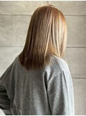 ベージュ 透明感カラー ツヤ髪 艶トリートメント 美髪 20代30代