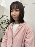 顔まわりレイヤー/レイヤーカット