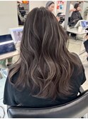 ハイライトバレイヤージュダブルカラーレイヤーカット20代30代