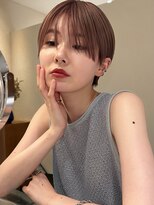 ヤイエ 青山店(yiye)&nbsp;マッシュショート丸みショートボブくびれショート金髪ショート