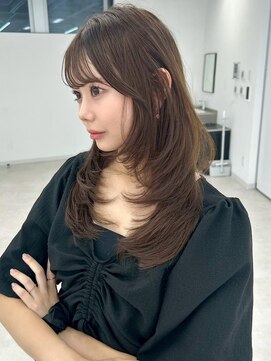 ユーフォリア 銀座本店(Euphoria) 透明感カラー　艶ロング　レイヤー