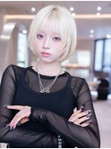 韓国レイヤー顔周りカット透明感カラー髪質改善艶髪シースルー