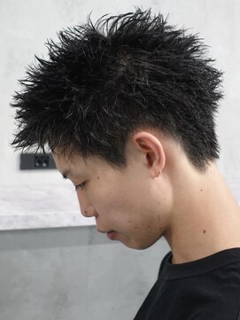 ラベル 渋谷(LAVEL) スパイキーショート/メンズパーマ/ピンパーマ/メンズカット