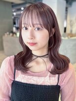 シオン(shion) ガーリーピンクベージュウェーブ_F0784