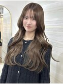 《高瀬寛菜》オリーブグレージュ/髪質改善/ブリーチなし