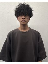 メロウメンズライン 神戸三宮(mellow men's line) プードルパーマ