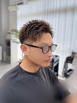 ラテノワール(Latte Noir) アップバング*スパイキーフェード