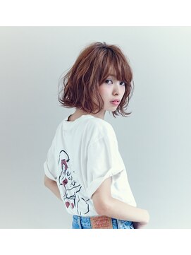 アピッシュ シーナ 海老名店(apish ciena) ＊ワイドバングボブ☆愛されコットンラフカール♪