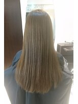 アミーバイオアシス(Amie by oasis)&nbsp;ナチュラルストレート×アプリエミルクティーベージュ