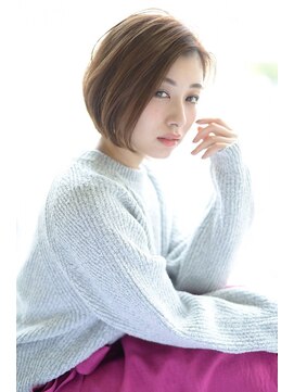 サンク ドリームプラザ店(CINQ) 【CINQ】大柳 大人可愛い小顔ショートボブ