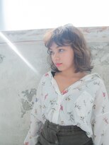 リソ 銀座(RISO)&nbsp;【銀座RISO】切りっぱなしボブ×コテ巻き