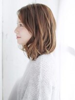 ヘアメイク ナル(hair make nalu)&nbsp;かきあげ前髪とゆる外ハネカール