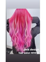 ホワイト(WHITE)&nbsp;カラーエクステ