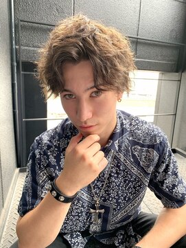 ロンド ロビン 栄(Lond robin) 【Lond robin】高瀬慎也 色気溢れるオシャレパーマ  G