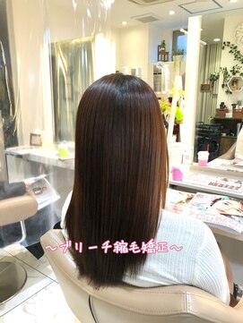 アッシュ 大宮店(Ash) ブリーチ縮毛矯正【担当 安井昴】