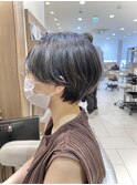 グレー系マッシュショート【Ash大泉学園 横山】