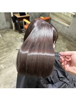 サロンドミルク 原宿(salon de MiLK) 秋はカシスブラウン　髪質改善で艶髪に！