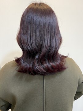 イオエ(ioe) 黒髪/ボブルフ/ネビージュ/小顔/ワンレン/髪質改善/グレージュ