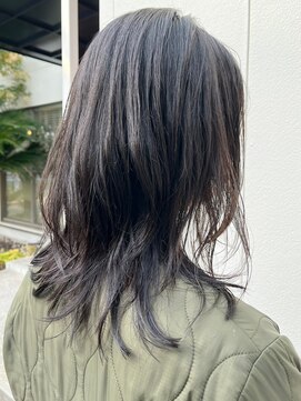ナカオコアフュール(NAKAO COIFFURE) ネオウルフ　黒髪　10代20代