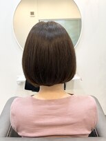 オアシス(oasis)&nbsp;前下がりボブ　ダークグレージュ　髪質改善トリートメント