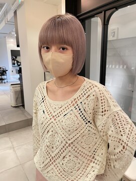 シータ(sheta) ピンクベージュ　ハイトーンカラー