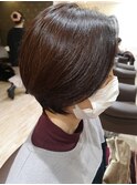 白髪染め/白髪ぼかし/ハイライト/カラー/ショート/ボブ