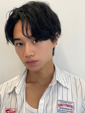 ツーダブルバイフィフス 西梅田店(WW.. by fifth) センターパートニュアンスパーマスパイラルパーマメンズパーマWW