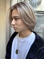ヘアカロン 熊本本店(Hair CALON)&nbsp;メンズヘア/ハイトーンカラー/ベージュ