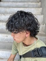 アグ ヘアー ピルム 鎌ヶ谷店(Agu hair pirum)&nbsp;波巻きパーマツイストスパイラルパーママッシュメンズパーマ