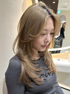 サイン 渋谷(SIGN) ザクザクレイヤーカット巻き方簡単ロング韓国アイドル表参道渋谷