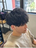 緩めツイストスパイラルパーマ/刈り上げマッシュ/千葉駅/保立