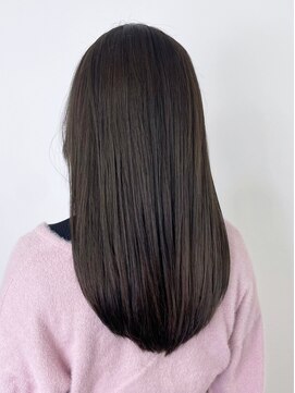 アイティーバイアルバム 北千住店(IT by ALBUM) グレージュカラーカーキベージュニュアンスカラー_ba501211