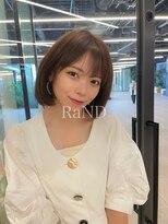 ランド(RaND)&nbsp;くびレイヤーエモージュオリーブベージュレイヤーカット