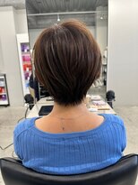 ジルブラン(JIL BLAN) ハイライトバレイヤージュダブルカラーショートカット30代40代