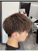 透明感ブラウンカラー