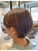 クラップス 弘明寺店(CLAPS)&nbsp;耳かけショート×ベージュカラー