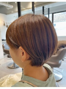 クラップス 弘明寺店(CLAPS) 耳かけショート×ベージュカラー