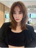 似合わせ小顔レイヤーミディ_銀座/髪質改善