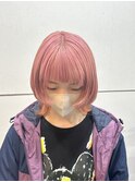 【ホワイトピンク×ウルフカット】SAKI
