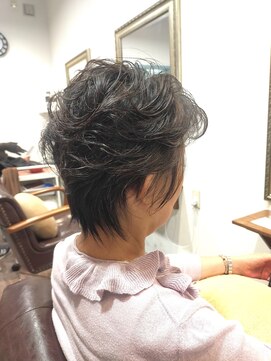 ヘアー グリーン(hair green) 30代40代50代/ショートパーマ/ニュアンスパーマ/大人ショート
